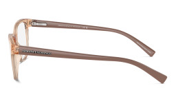 Armani Exchange Logo Lettering Cat-Eye Eyeglasses in Beige – Product Photo 3