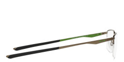 Oakley SOCKET 5.5 Half-Rim Rectangle Eyeglasses in Satin Pewter – Product Photo 4