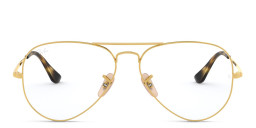 Ray-Ban Pilot Optics Eyeglasses in Gold – Product Photo 1