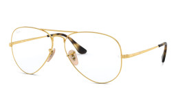 Ray-Ban Pilot Optics Eyeglasses in Gold – Product Photo 3