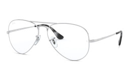 Ray-Ban Pilot Optics Eyeglasses in Silver – Product Photo 3