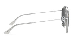 Ray-Ban Unisex Round Sunglasses in Silver – Product Photo 4