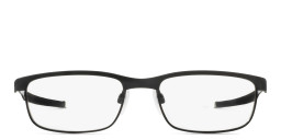 Oakley Steel Plate™ Rectangle Eyeglasses in Powder Coal – Product Photo 1