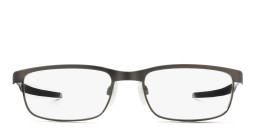 Oakley Steel Plate™ Rectangle Eyeglasses in Grey – Product Photo 1