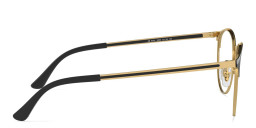 Ray-Ban Unisex Panthos Eyeglasses in Black On Gold – Product Photo 4