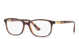 Vogue Eyewear Rectangle Eyeglasses in Havana – Product Photo 2