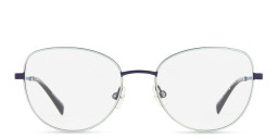 Shop Tempo Cat-Eye Eyeglasses in Blue online.