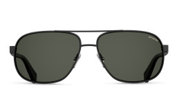 Shop Polaroid Aviator Sunglasses in Black online.