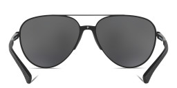 Emporio Armani Pilot Sunglasses in Matte Black – Product Photo 4