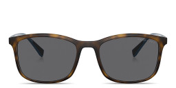 Shop Prada Linea Rossa Lifestyle Rectangle Sunglasses in Havana online.