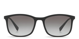 Prada Linea Rossa Lifestyle Rectangle Sunglasses in Black/Dark Grey – Product Photo 3