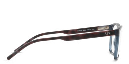 Armani Exchange Square Eyeglasses in Blue – Product Photo 3