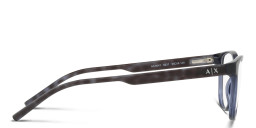 Shop Armani Exchange A|X Logo Cat-Eye Eyeglasses in Blue online.
