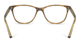 Shop Armani Exchange Logo Cat-Eye Eyeglasses in Havana online.