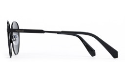 Shop Polaroid Unisex Round Sunglasses in Black online.
