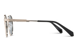 Polaroid Unisex Round Sunglasses in Gold – Product Photo 4