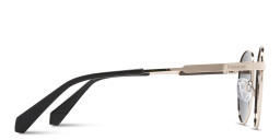 Polaroid Unisex Round Sunglasses in Gold – Product Photo 3