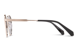 Polaroid Unisex Round Sunglasses in Gold – Product Photo 4