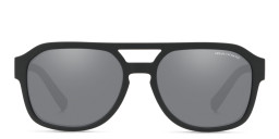 تسوق نظارات شمسية مستطيلة أرماني إكستشينج بلون أسود أونلاين.