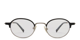 Tempo Unisex Round Eyeglasses in Black – Product Photo 1