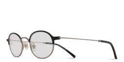 Tempo Unisex Round Eyeglasses in Black – Product Photo 2