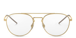 Ray-Ban Unisex Round Eyeglasses in Gold – Product Photo 1