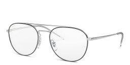 Ray-Ban Unisex Panthos Eyeglasses in Black On Silver – Product Photo 3