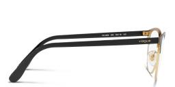 Vogue Eyewear Round Eyeglasses in Black – Product Photo 3