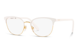 Vogue Eyewear Cat-Eye Eyeglasses in White – Product Photo 2