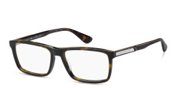 Tommy Hilfiger Wide Rectangle Eyeglasses in Havana – Product Photo 2