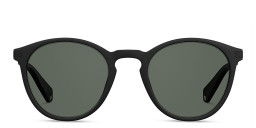 Polaroid Round Sunglasses in Black – Product Photo 1