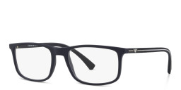 Emporio Armani Pillow Eyeglasses in Blue – Product Photo 2
