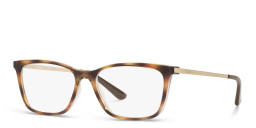 Vogue Eyewear Square Eyeglasses in Havana – Product Photo 2