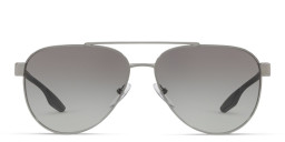 Prada Linea Rossa Pilot Sunglasses in Gunmetal – Product Photo 1
