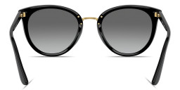 Vogue Eyewear Logo Lettering Cat-Eye Sunglasses in Black – Product Photo 4