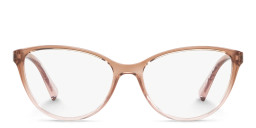 Armani Exchange Logo Lettering Cat-Eye Eyeglasses in Pink – Product Photo 1