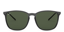 Shop Ray-Ban Unisex Square Sunglasses in Black online.