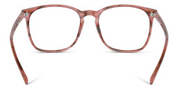 Shop Ray-Ban Optics Unisex Square Eyeglasses in Pink online.