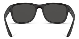 Prada Linea Rossa Pillow Sunglasses in Black Rubber – Product Photo 4