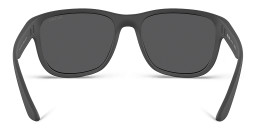 Shop Prada Linea Rossa Pillow Sunglasses in Grey Rubber online.