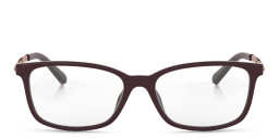 Michael Kors Telluride Rectangle Eyeglasses in Brown – Product Photo 1
