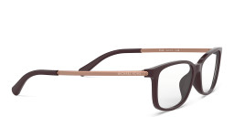Michael Kors Telluride Rectangle Eyeglasses in Brown – Product Photo 4