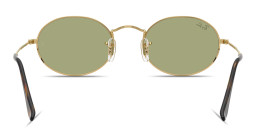 Shop Ray-Ban Oval Metal Summer Capsule Unisex Sunglasses in Gold online.