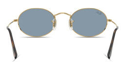 Ray-Ban Oval Metal Summer Capsule Unisex Sunglasses in Gold – Product Photo 4