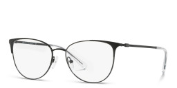 Armani Exchange A|X Logo Cat-Eye Eyeglasses in Black – Product Photo 2