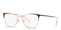 Shop Armani Exchange Cat-Eye Eyeglasses in Rose Gold Black online.