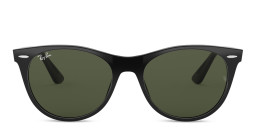 Ray-Ban Wayfarer II Unisex Panthos Sunglasses in Shiny Black – Product Photo 1