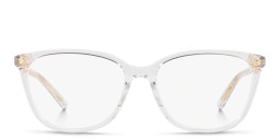 Shop Michael Kors Santa Clara Square Eyeglasses in Clear online.