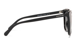 Coach Logo Lettering Square Sunglasses in Black – Product Photo 3