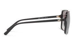 Shop Michael Kors Oversized Square Sunglasses in Black online.